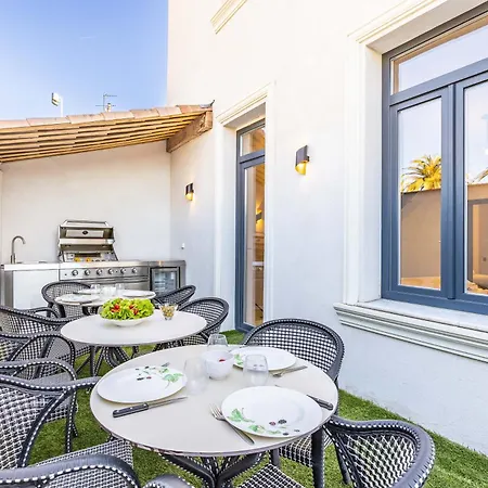 Apartment Bliss Triplex - Hyper Centre - Sauna - Bbq - Jacuzzi - Lracannes Cannes