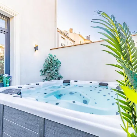 Lägenhet Bliss Triplex - Hyper Centre - Sauna - Bbq - Jacuzzi - Lracannes