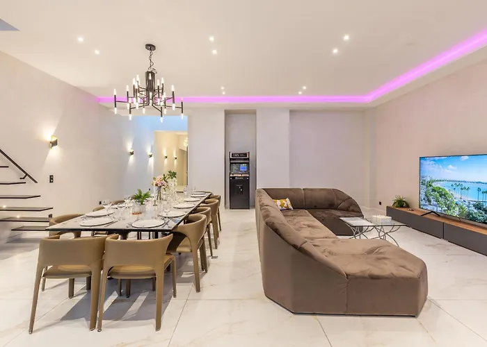 Apartment Bliss Triplex - Hyper Centre - Sauna - Bbq - Jacuzzi - Lracannes Cannes