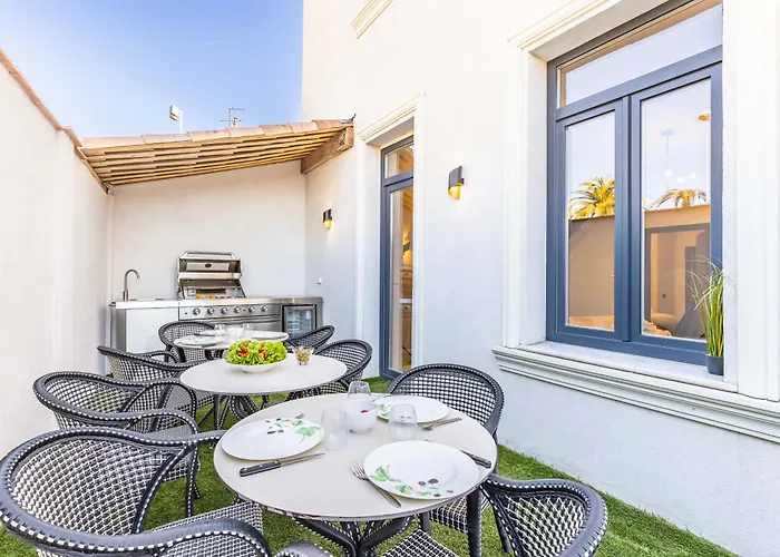 Apartment Bliss Triplex - Hyper Centre - Sauna - Bbq - Jacuzzi - Lracannes Cannes